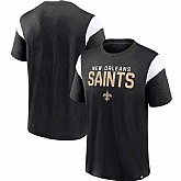New Orleans Saints Fanatics Branded Black Home Stretch Team Men's T-Shirt,baseball caps,new era cap wholesale,wholesale hats
